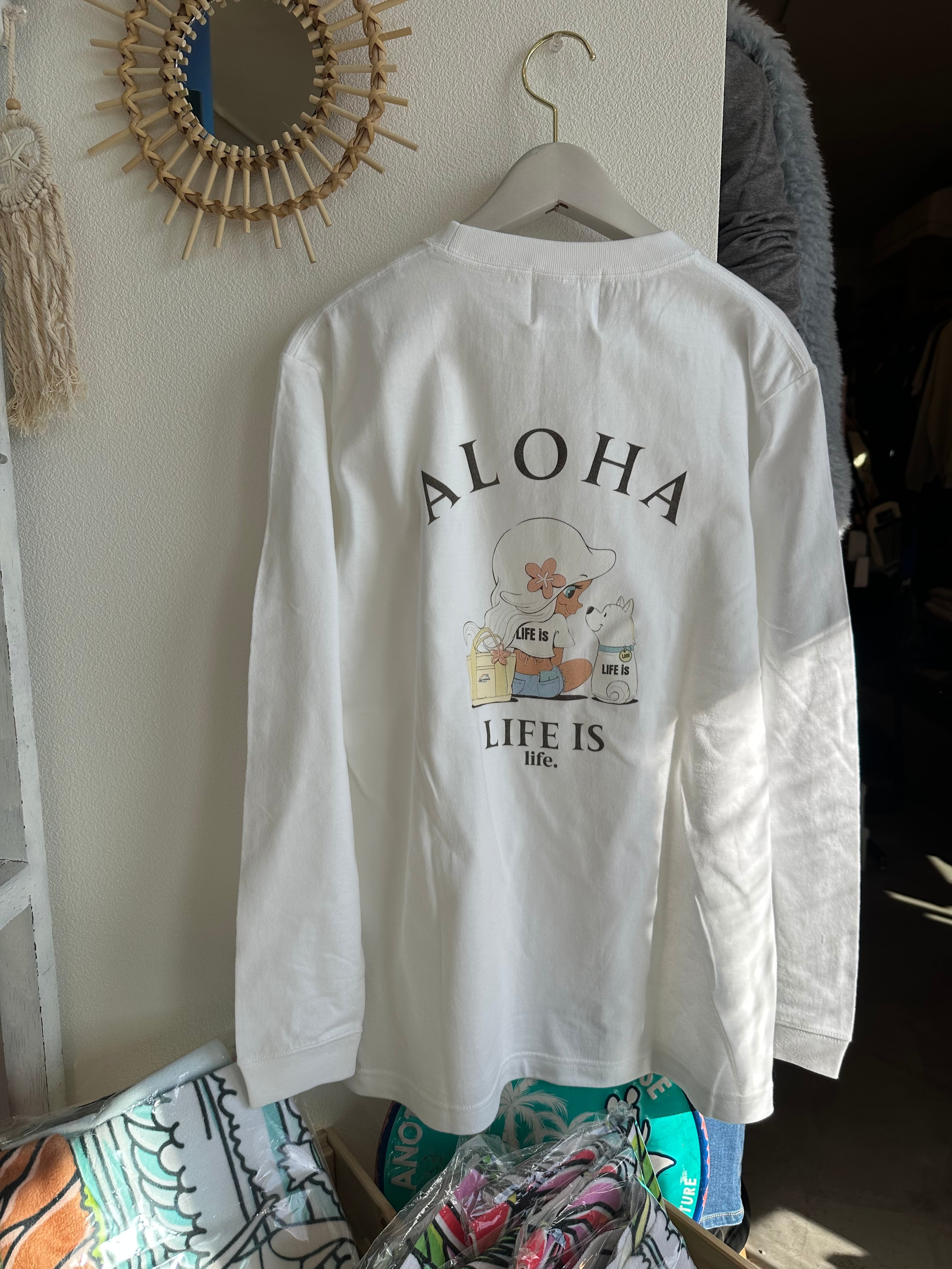 LIFE is × mapuaコラボ Lani ロンT ¥7,990(8,789)