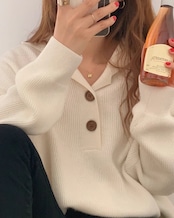 Hooded knit Pullover T20269