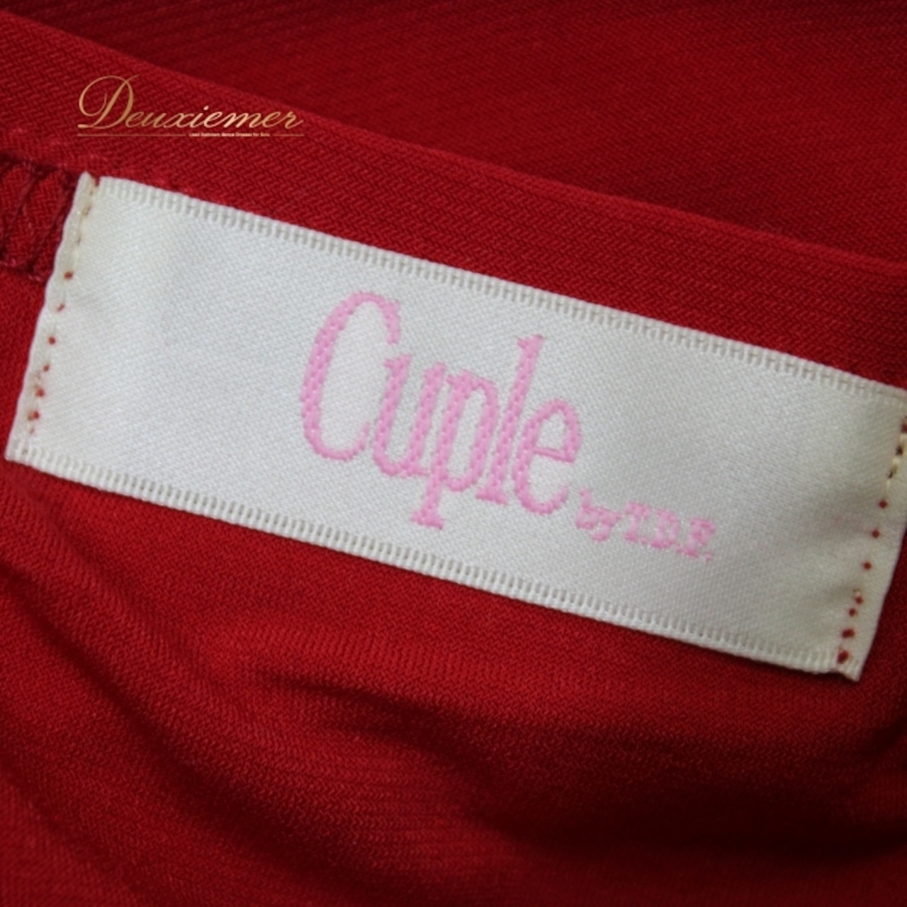 社交ダンス 衣装 スタンダード ラテン スカート レッスンウェア Cuple by T.D.F. TAKA DANCE タカダンス レッド系 赤 派手 スカート 社交ダンス衣装 伸縮性 レディース ダンスウェア フレアスカート インナーパンツ付き Mサイズ ポリエステル ポリウレタン 赤色 フォーマル 練習着 踊りやすい