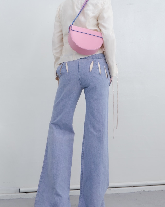 2000s Chloé by Phoebe Philo - cutout back bootcut jeans