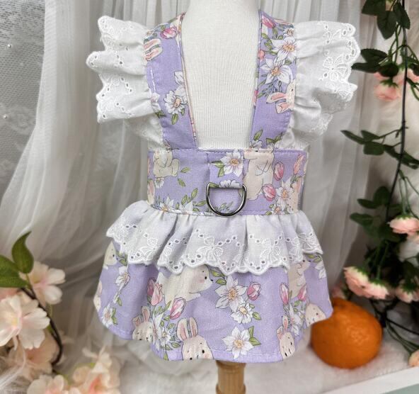 《予約》№3102067 パープルエプロンワンピース