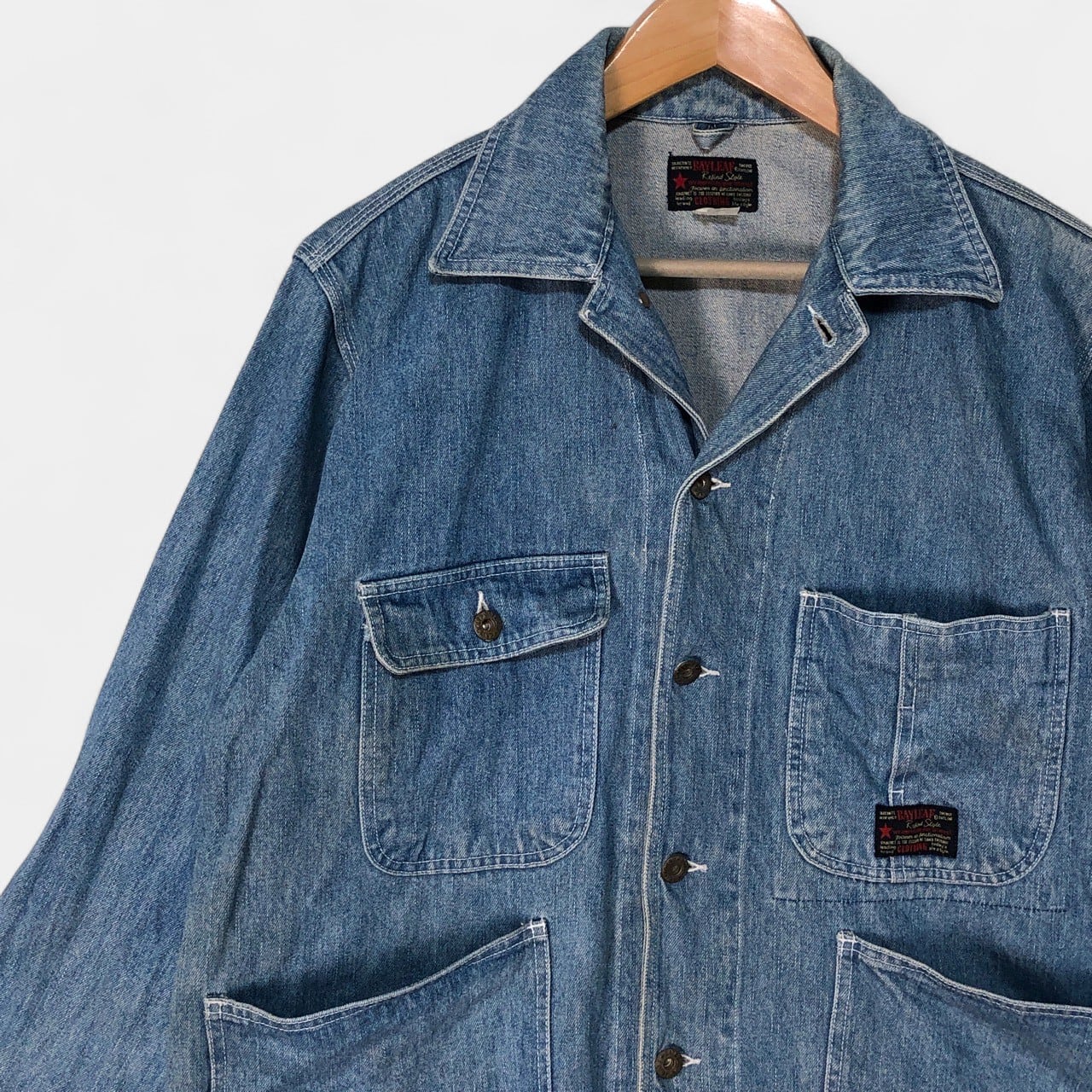 22ss ERNEST W BAKER Flower denim jacket | Pay ID
