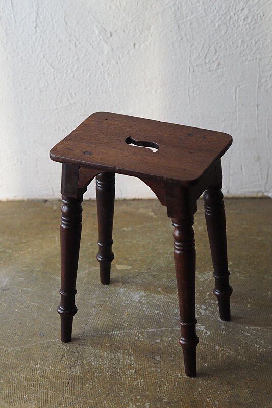 小さなマホガニー台-antique mahogany small table | アンティーク