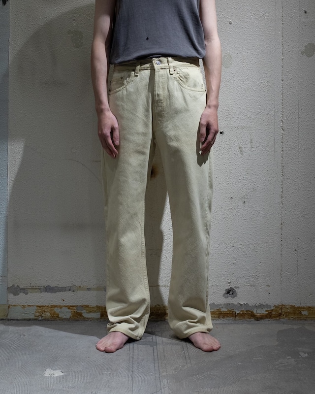 #B  r_____work made for KATATCHI / 1990s "Levi's" 501 Made In USA , Vegetable dyeing denim trousers #B