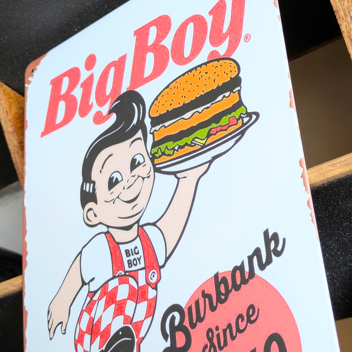 送料無料！ちょうどいいブリキ看板 【ビッグボーイ（Big Boy