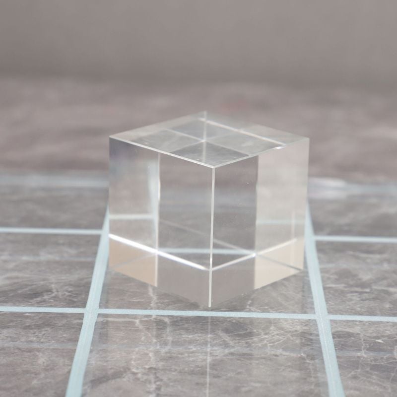 インテリアオブジェ クリスタルキューブ ミラーオブジェ モダンアート