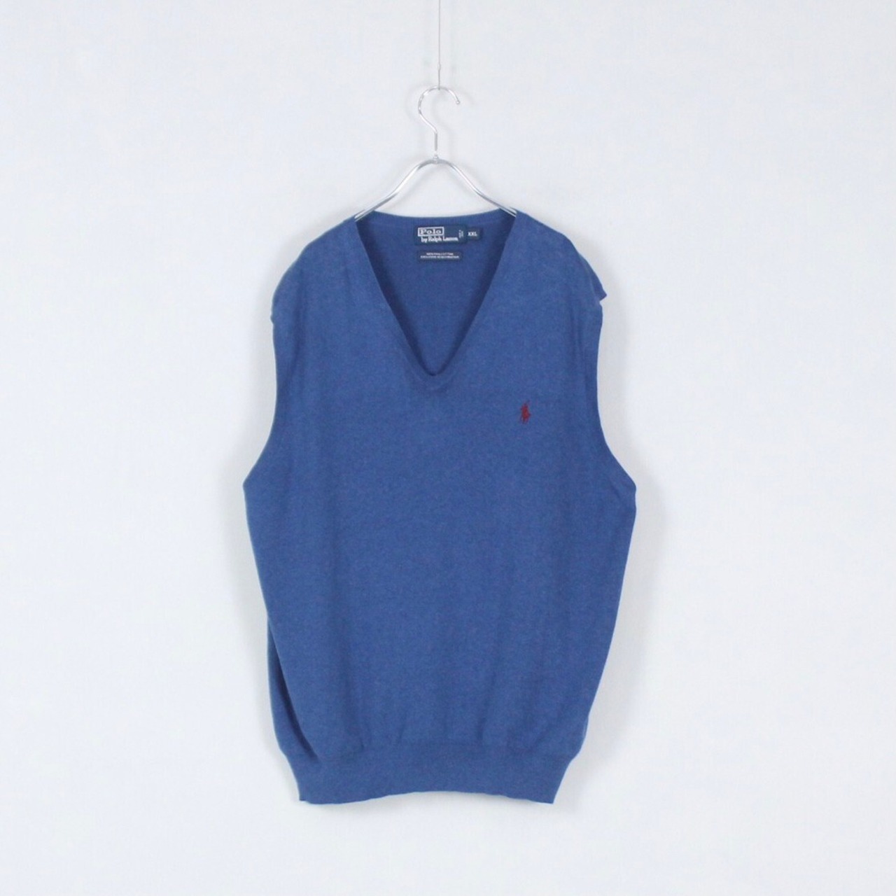 N/S Polo by Ralph Lauren ワンポイント刺繍ロゴ ピマコットン ニット 