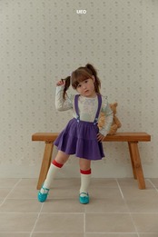 韓国子供服 / ÜEO / スクエアエンジェルTシャツ / 秋服 *S~JS*