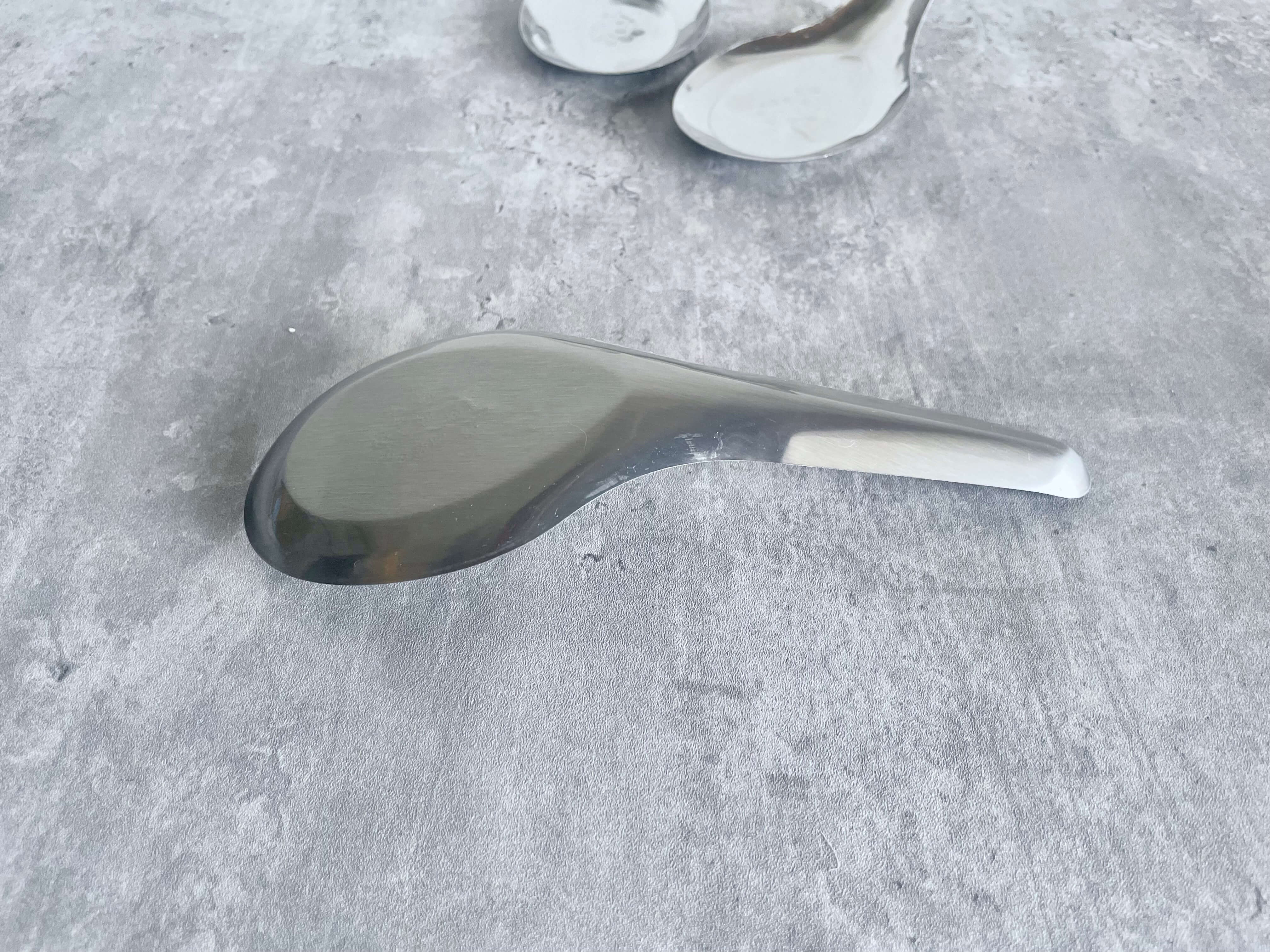 大きなアルミのレンゲ