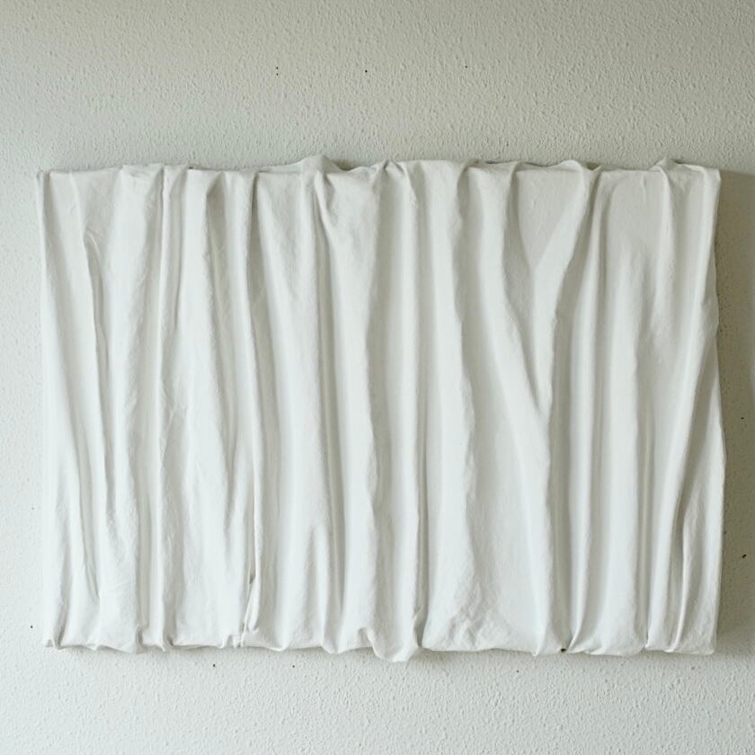 【white veil】B3(約515×364 mm)白い絵 画家 アート 芸術 koyamaayako sticcka art studio