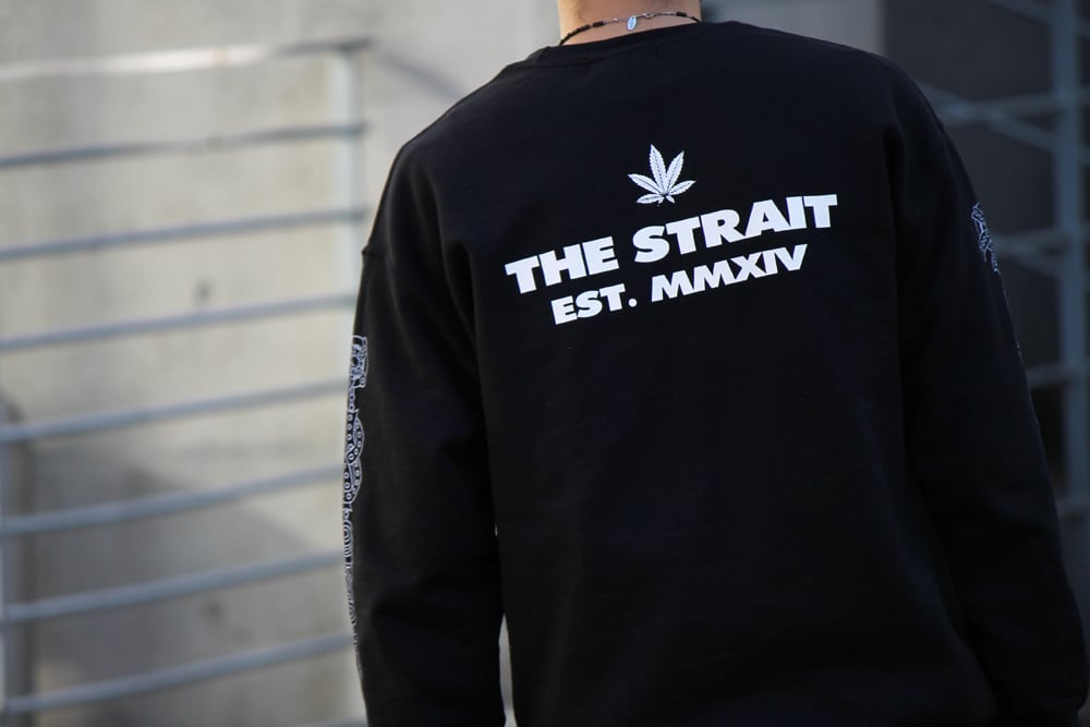 "THE CHRONIC" CREW NECK SWEAT #WHITE