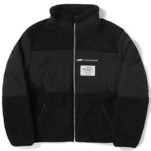 SALE 送料無料【HIPANDA ハイパンダ】メンズ ブルゾン MEN’S BLANKET FLEECE JACKET / BLACK