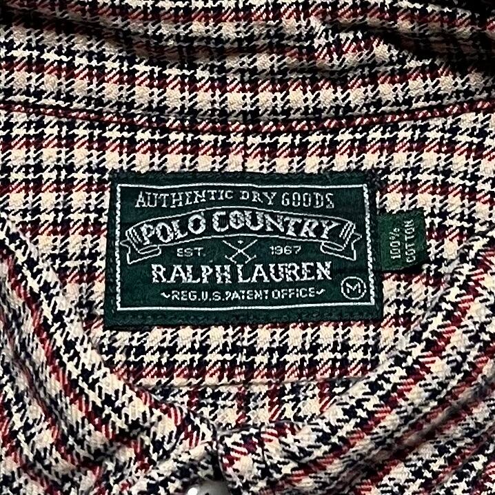 【size M】POLO COUNTRY ポロカントリー　ポロカン　ラルフローレン　長袖シャツ　シャツ