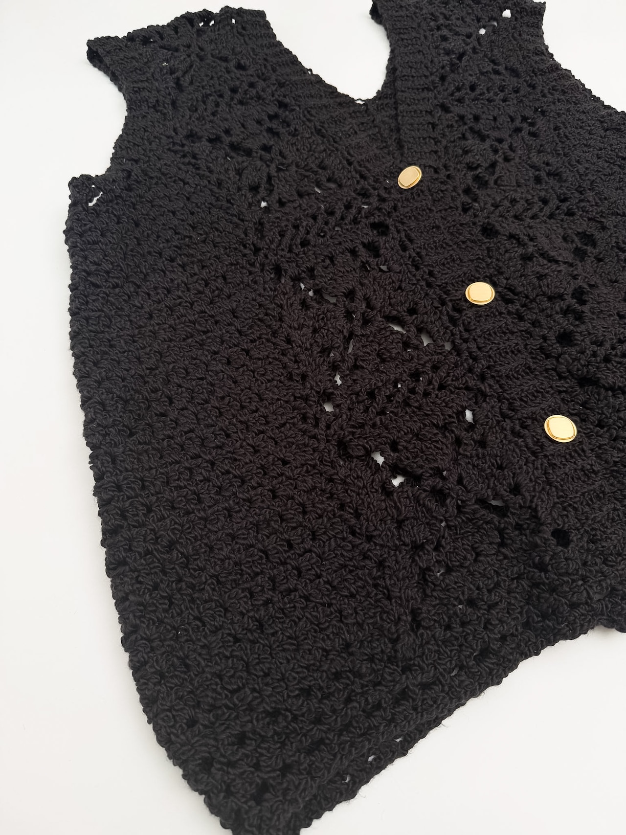 [Pattern] グラニーレーシーショートベスト/ロングジレ