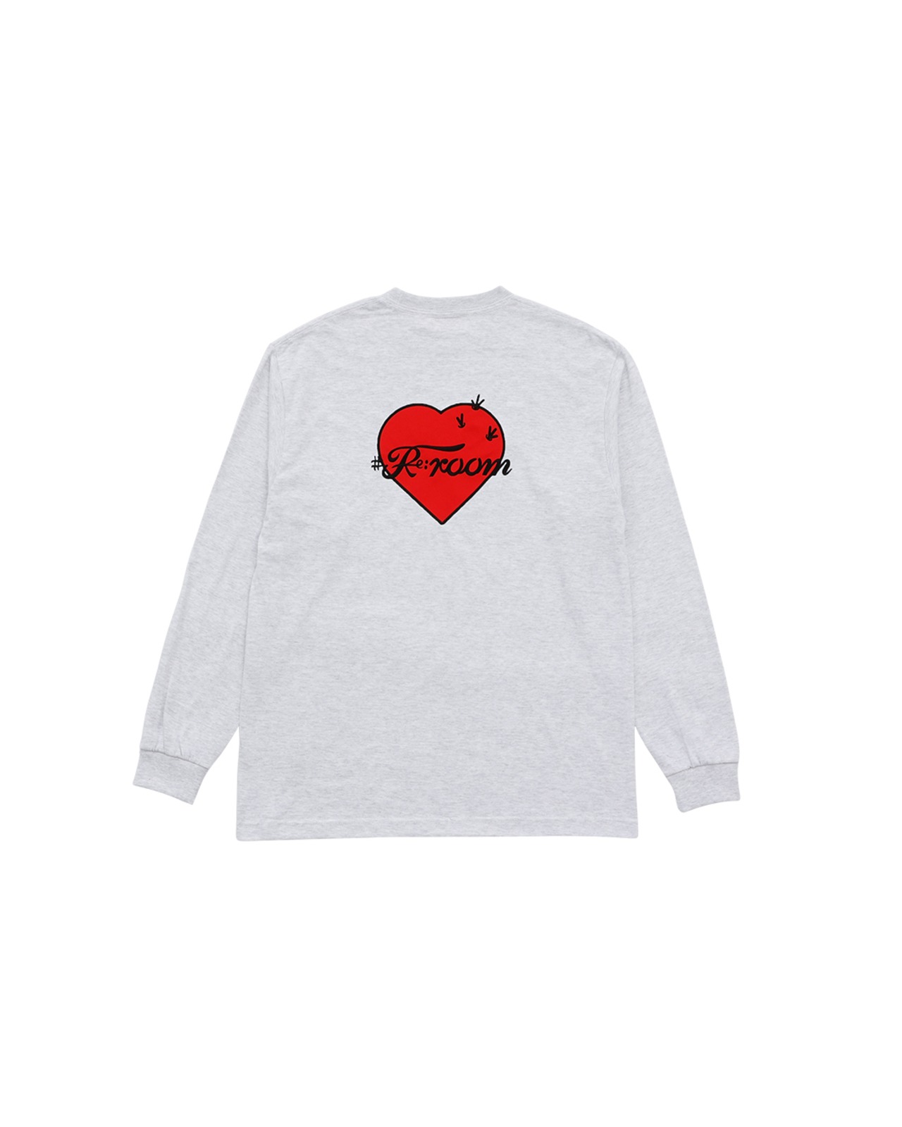 【#Re:room】CACTUS HEART EMBROIDERY LONG SLEEVE［REC862］