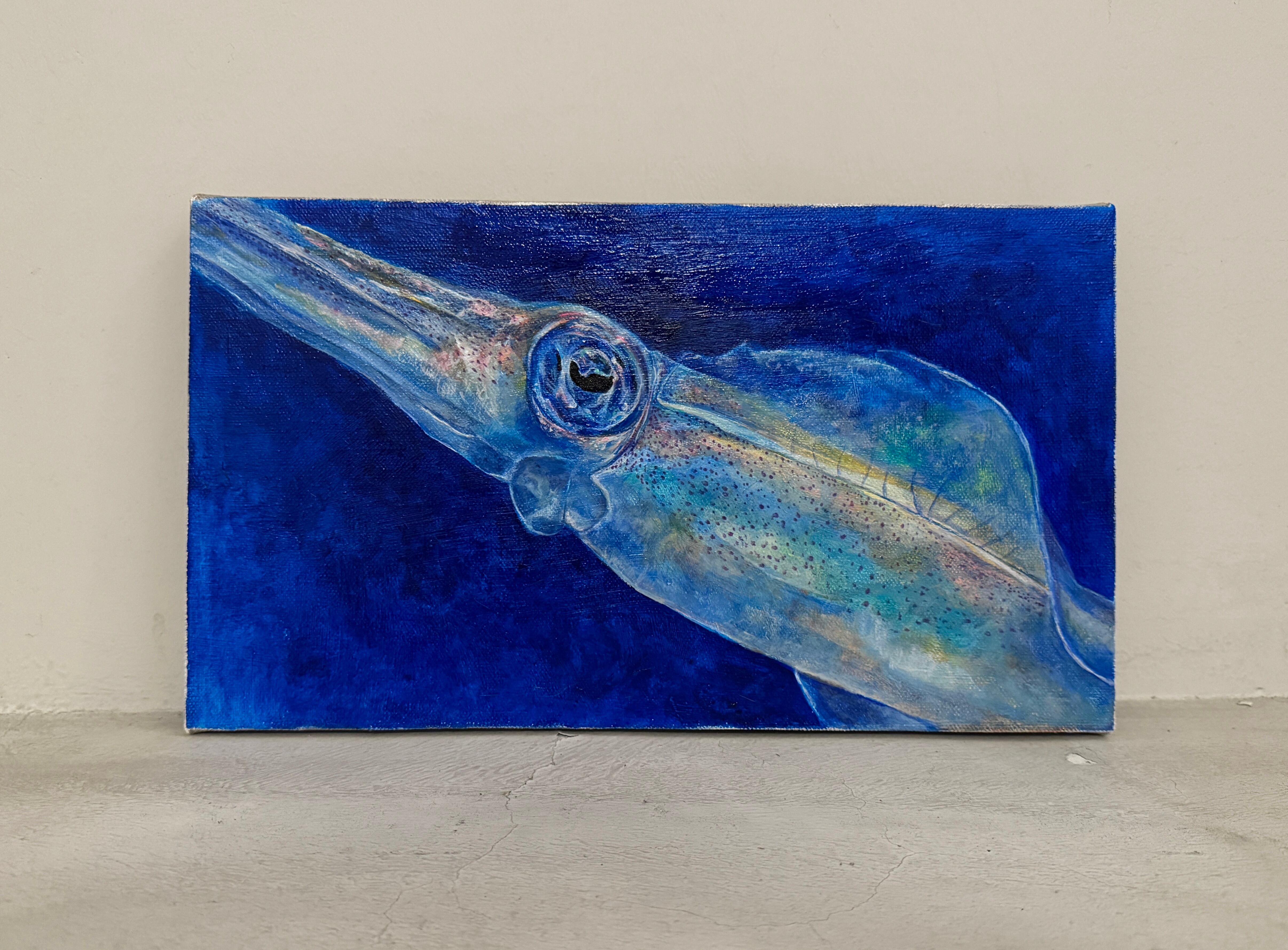 油絵 ヤリイカ 油絵 ヤリイカ 宮内裕賀,Yuka Miyauchi|@GALLERY TAGBOAT