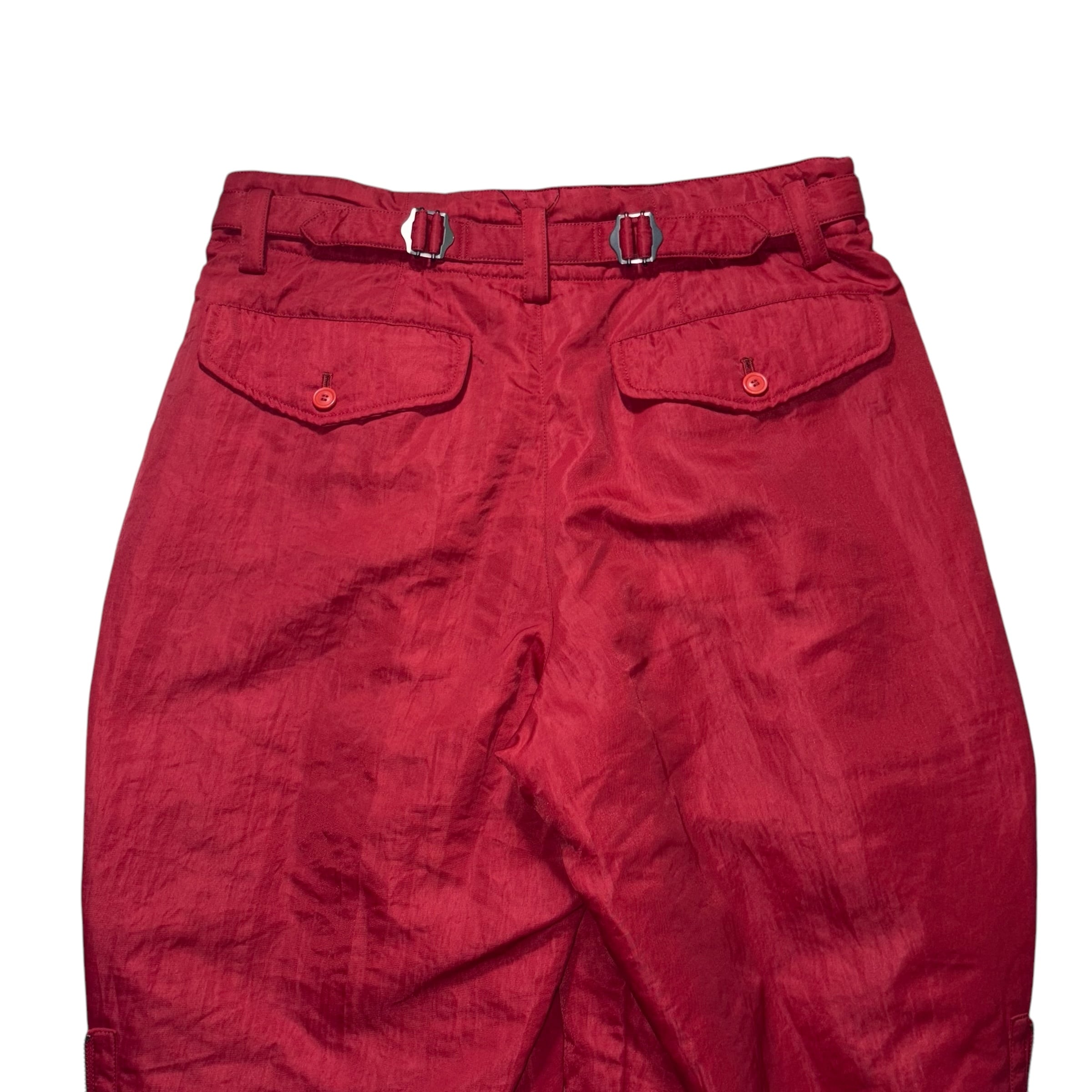 ISSEY MIYAKE MEN NYLON ZIPPED PANTS