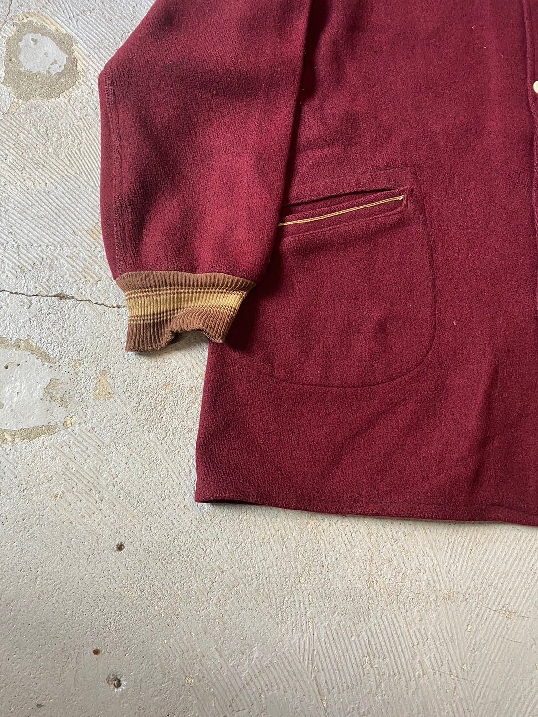 vintage 50's~ CAMPUS wool sports jacket | vintage clothing twoface