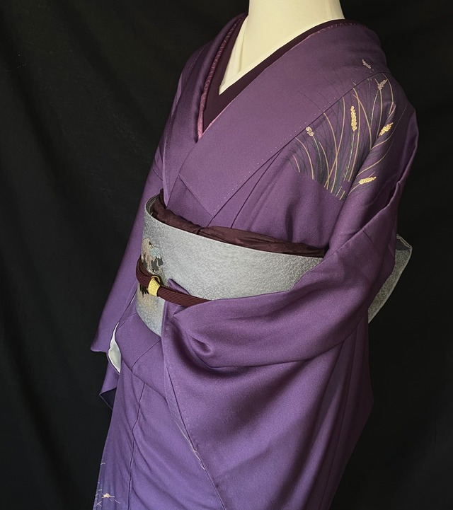 古典模様の紫の訪問着〉SALE 式典 トール 裄長め ラグジュアリー | 和 