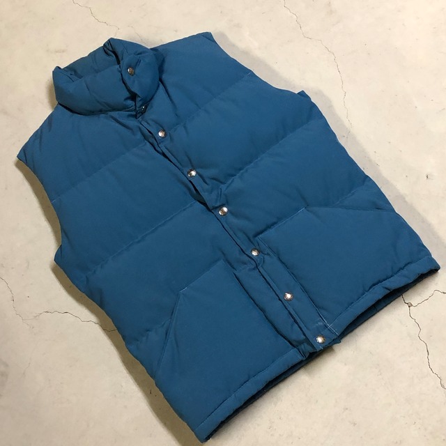 ⊕1990'S NORTH FACE 60/40 CLOTH BLUE DOWN VEST