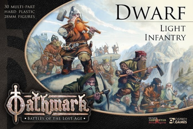 ドワーフ・ライト・インファントリー［30体入り］（Dwarf Light Infantry）