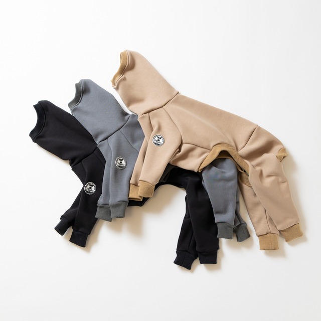 シルキーボンバーヒートロンパース　gray / イタグレ服