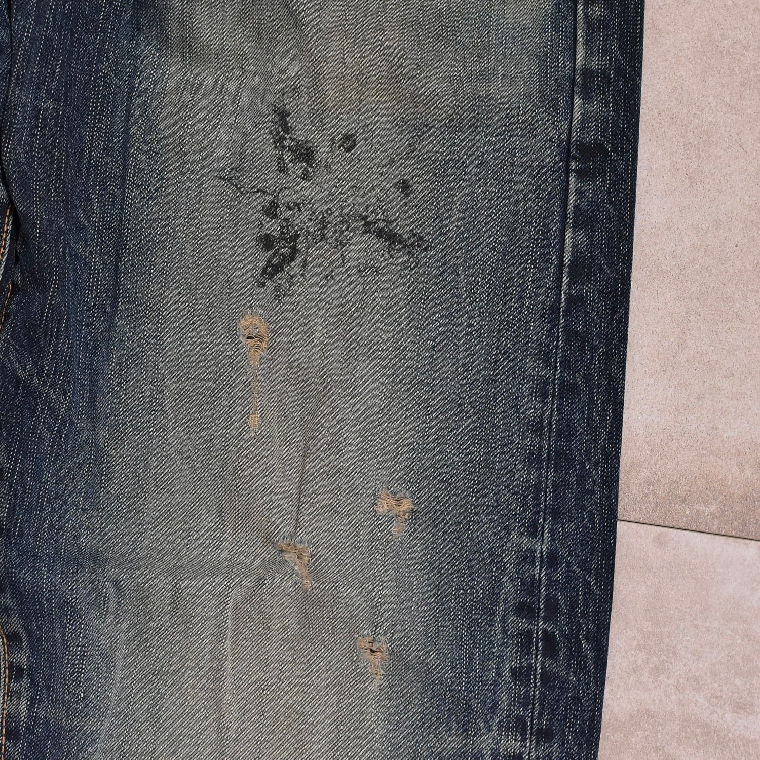 EDWIN 504 rock vintage model denim pants | 古着屋 grin days memory