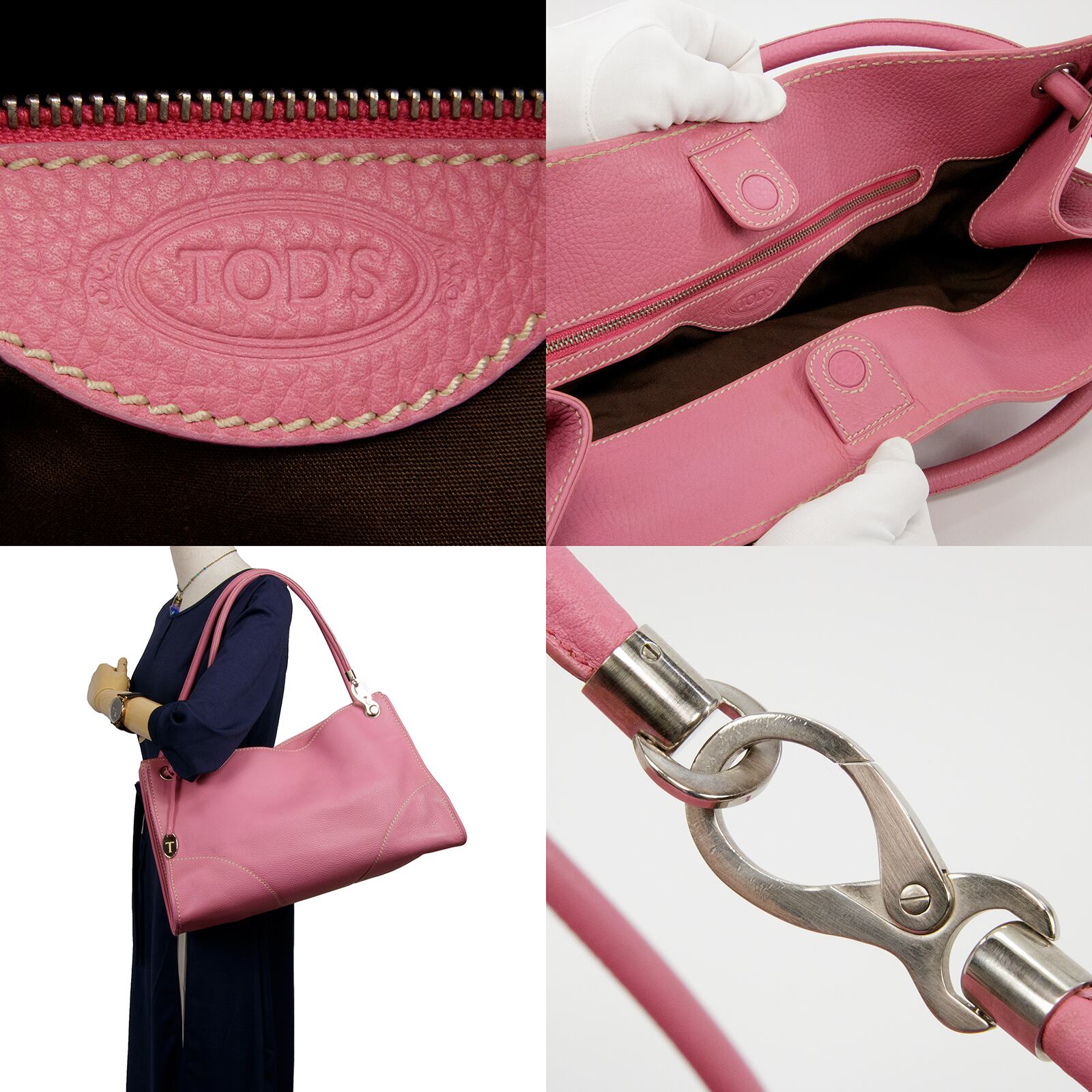 TODS ショルダーバック ピンク Tod