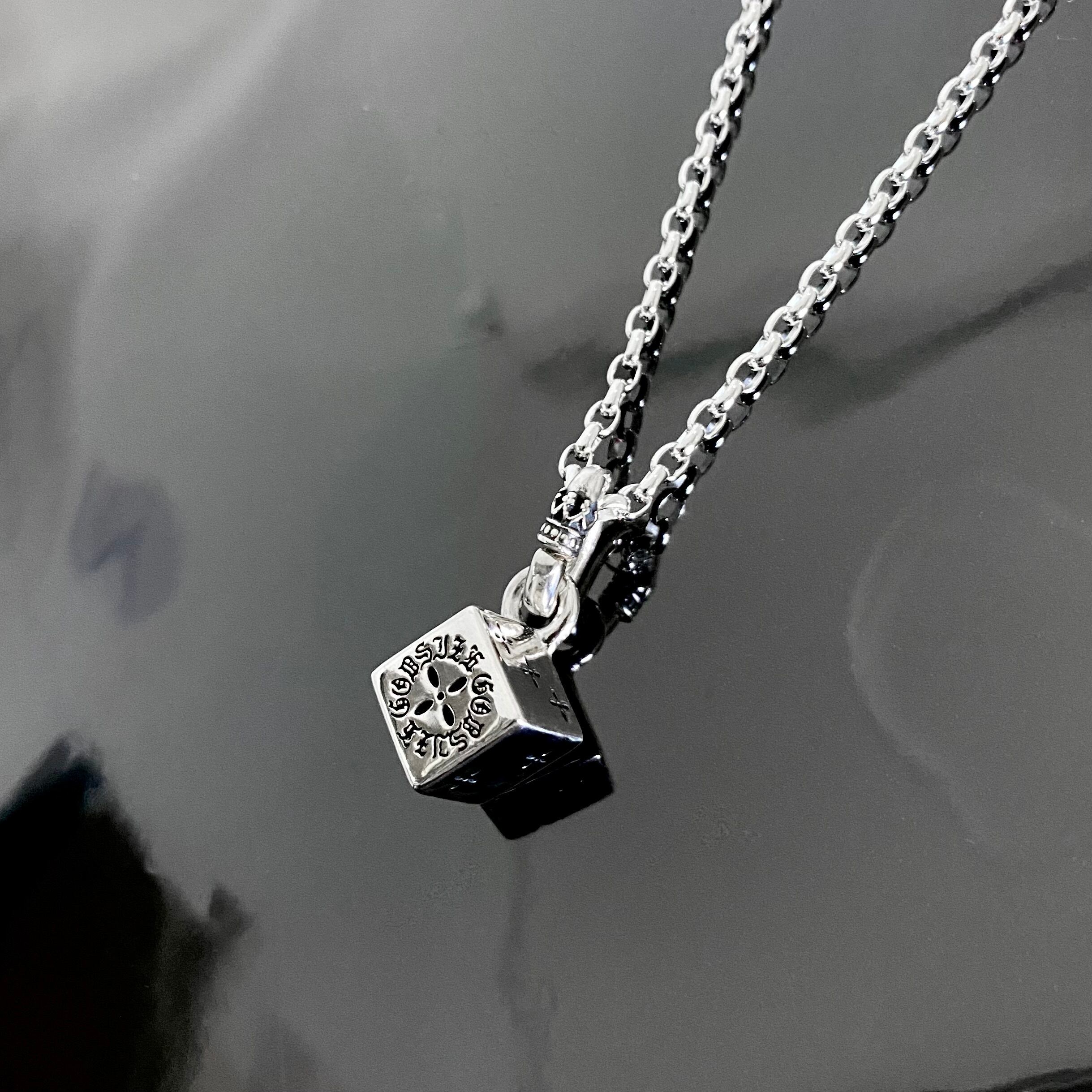 DAN Dice Necklace ダイス ネックレス シルバー925 Sterling Silver Lucky Dice Necklace – Degs & Sal