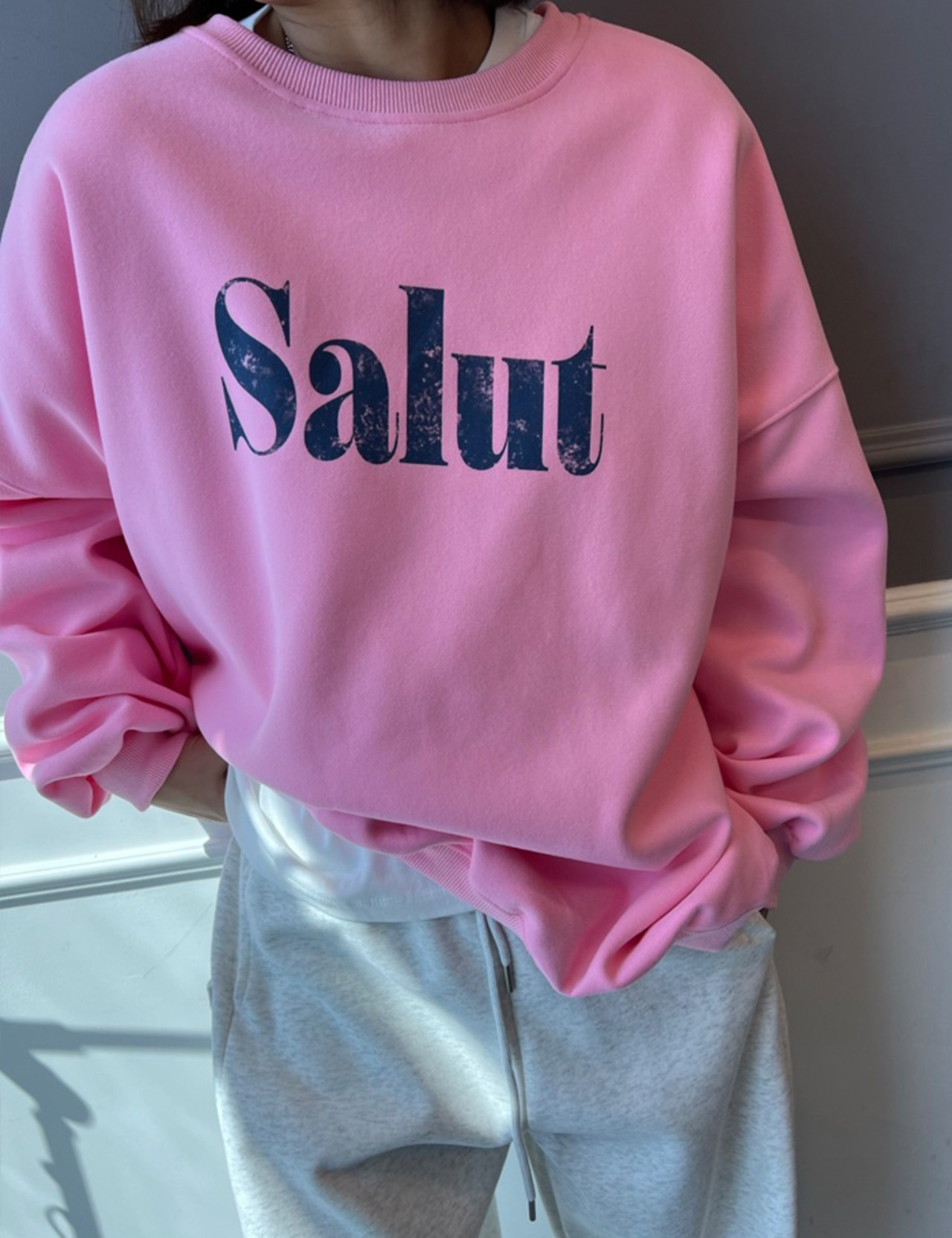 【25aw】Colorful Salut Sweat_3colors