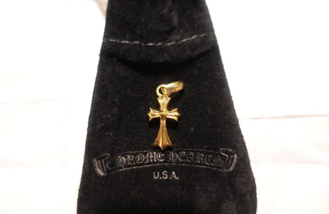 CHROME HEARTS クロムハーツ CH CROSS BABY FAT 22K CHARM ベビー 