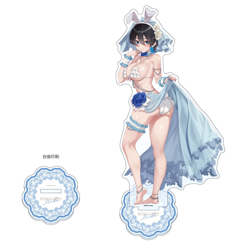 バニーガーデン 美羽香 アクリルスタンド&キーホルダーセット バニーガーデン 描き下ろし特大アクリルスタンド(美羽香/バニー