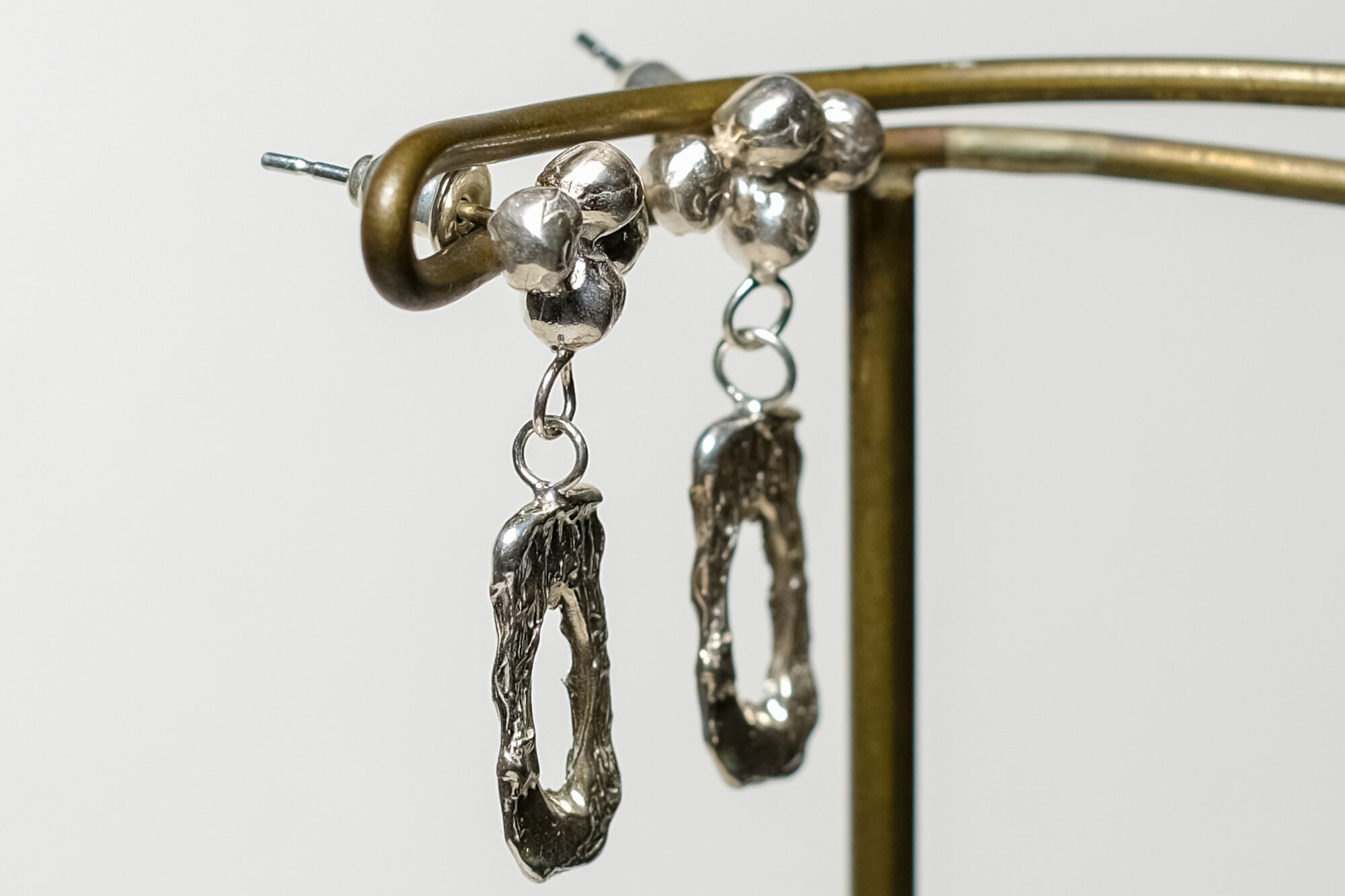 余白 ピアス silver no,341