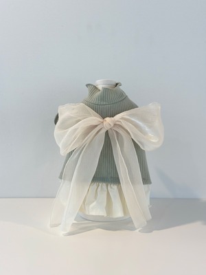 即納【avely】Ribbed ops khaki