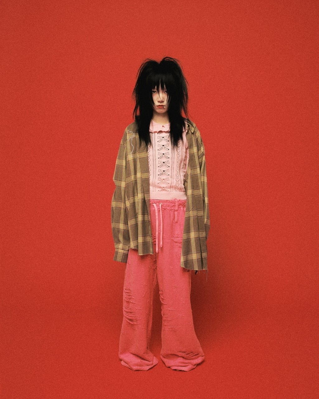 フリルニット PINK