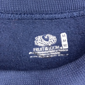 フルーツオブザルーム　クルーネック　スウェット　ガゼット　トレーナー　無地　M