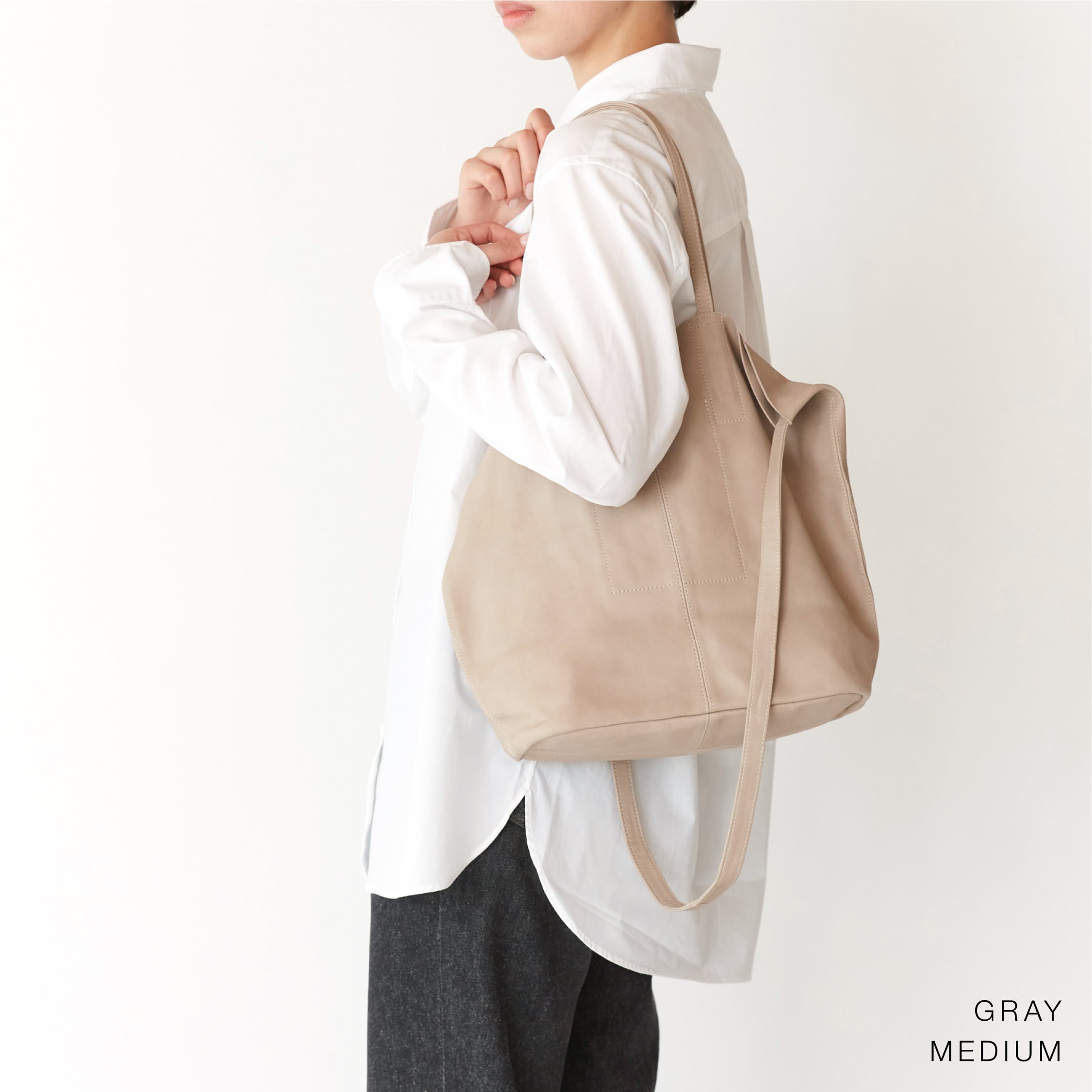 3WAY MEDIUM TOTE（M size）DARK CHOCO | Morphee（モルフェ）