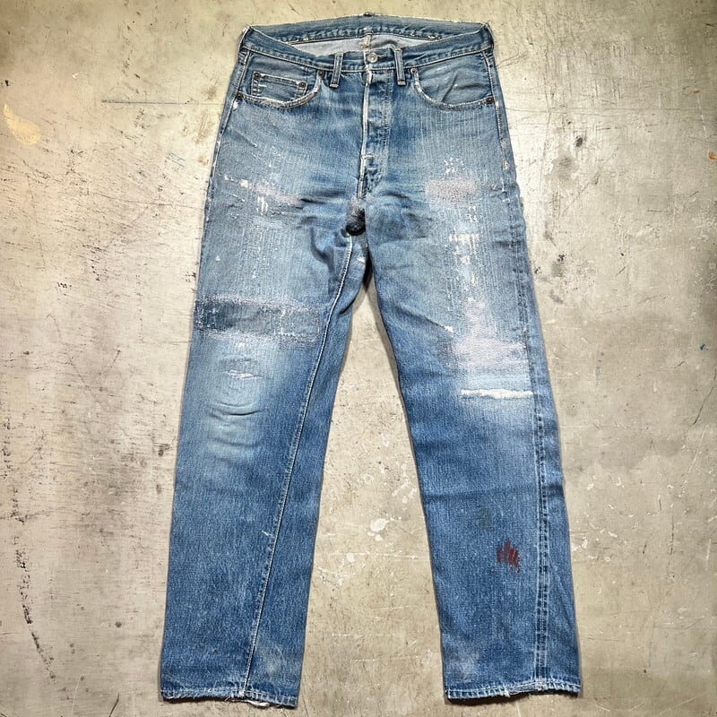 LEVI'S デニム K刻印 ビッグE　均等V  501ZXX 隠しリベット