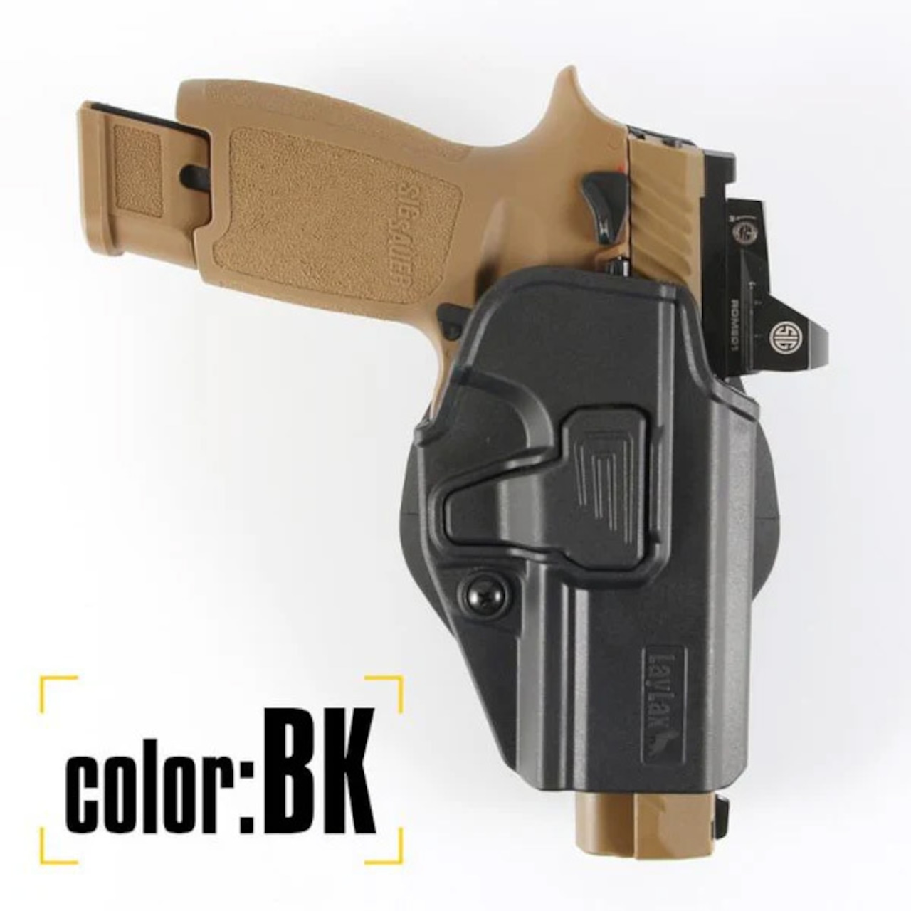 【Battle Style】 SIG SAUER ProForce M17対応CQCホルスター 右用 BK/TAN