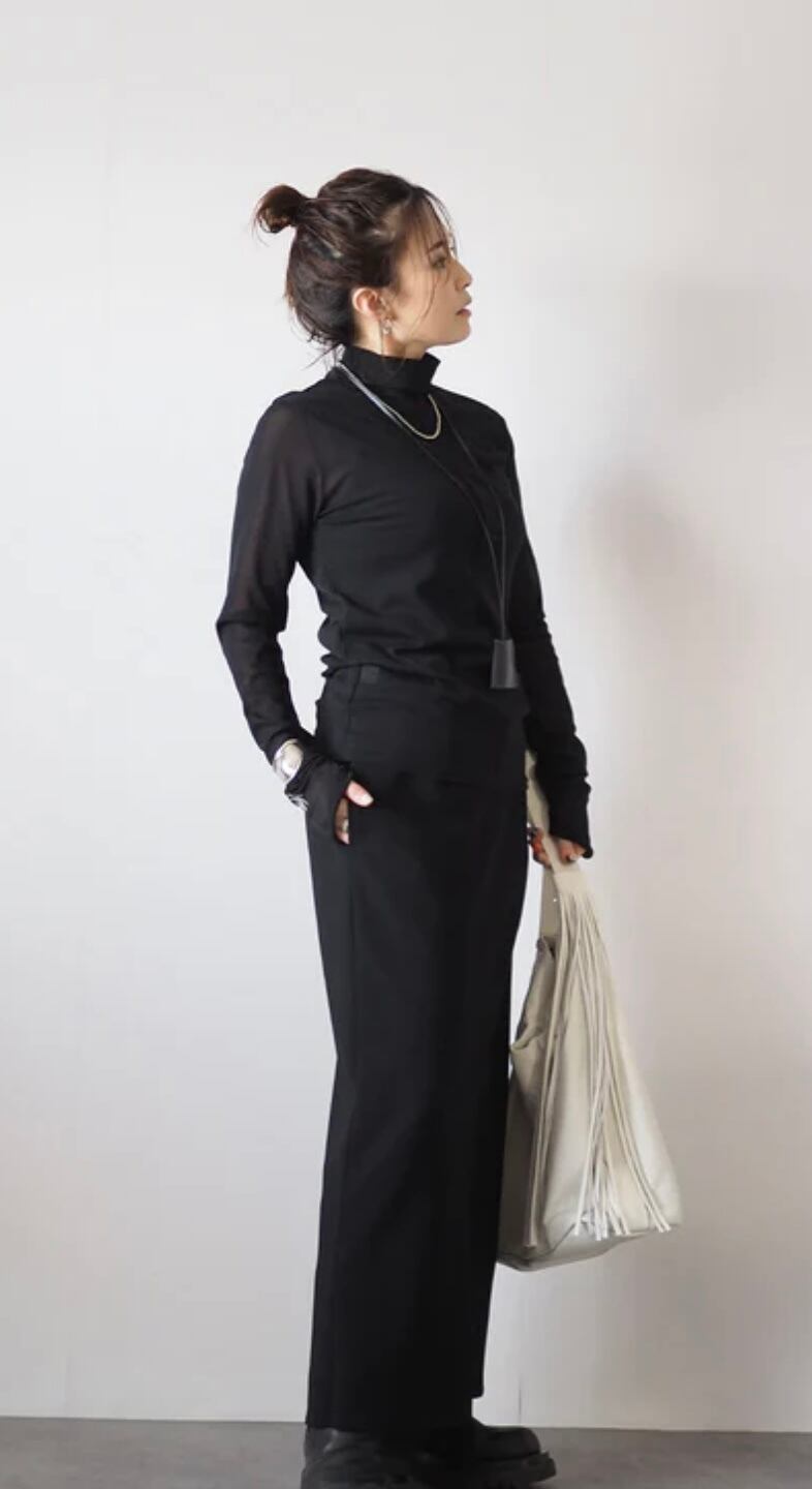 ANIECA 】 High neck ANC Sheer Tops | valance 福井｜レディース