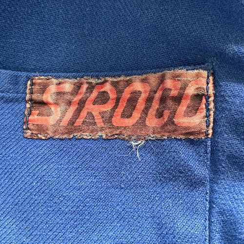 50-60s SIROCO 刺繍タグ コットンツイル フレンチワークジャケット 詳細写真2
