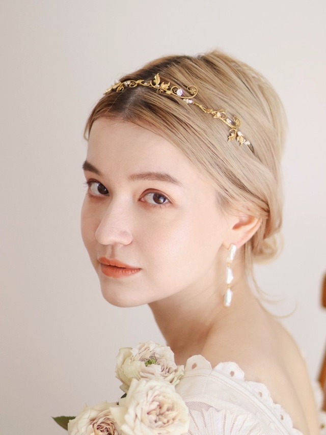 gold × pearl Ⅲ headband