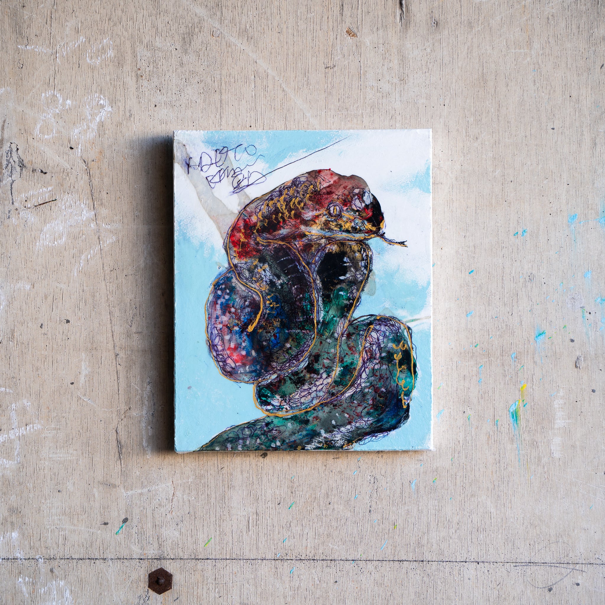 原画 F3 「29979 自問自答しているヘビ」 | NAOTO KITAMURA ONLINE STORE