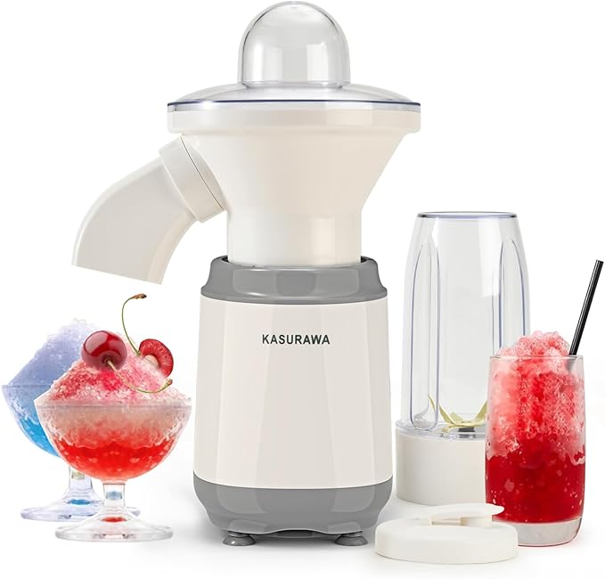 かき氷機 Kasurawa かき氷機 電動 かき氷器 バラ氷 市販氷 冷凍フルーツを