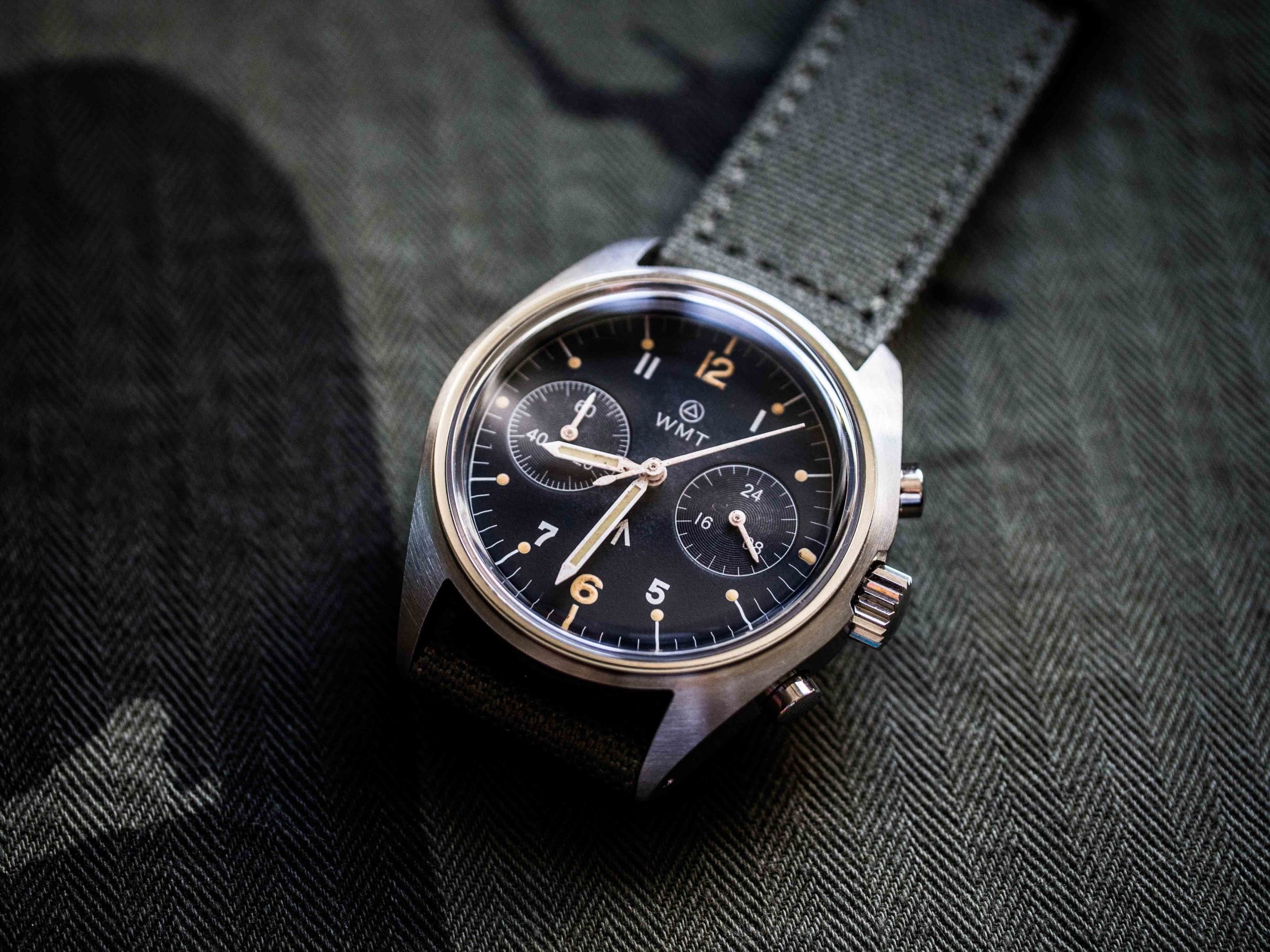 WMT Royal Air Force – Aged Edition / ( Military Green Canvas Strap