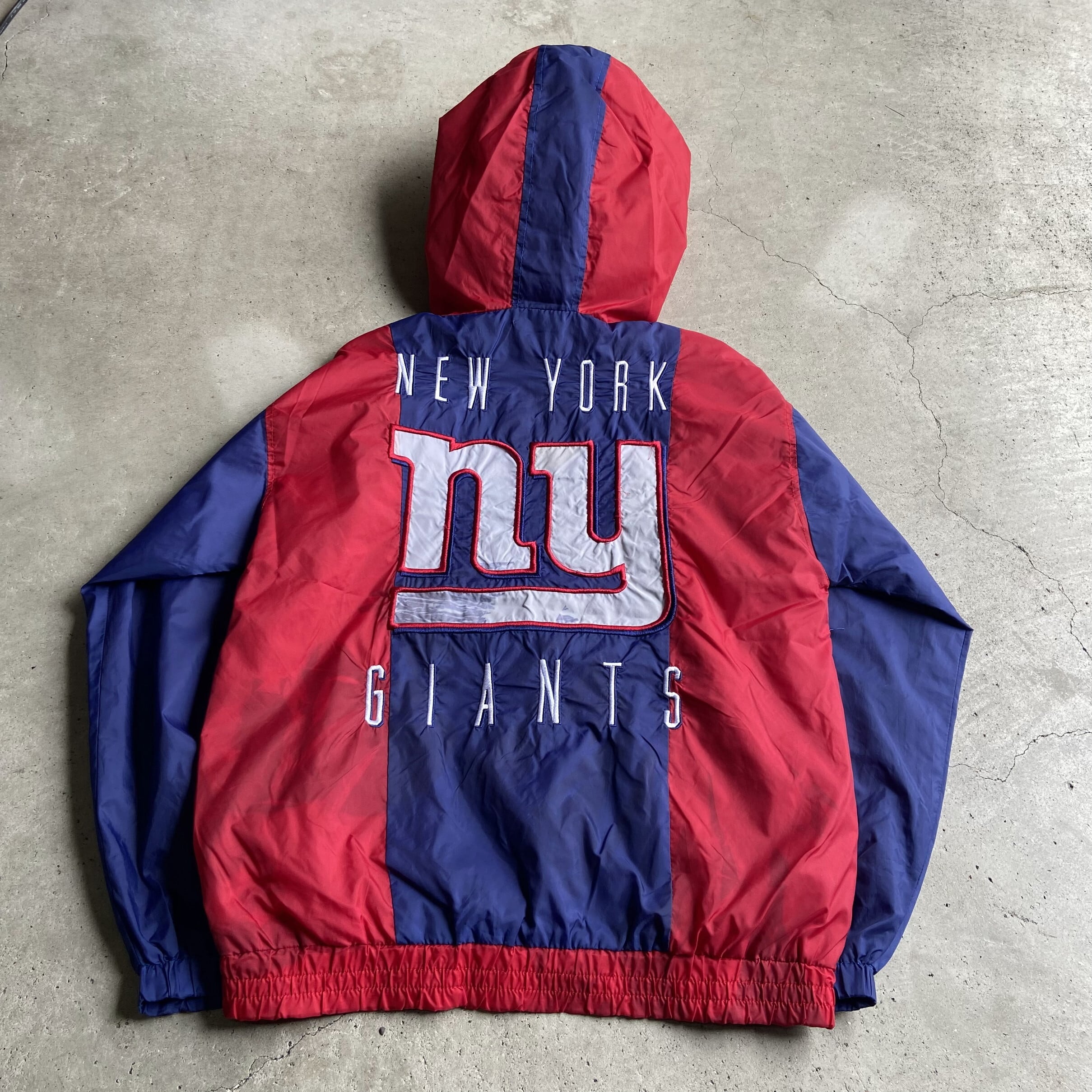 NFL NEWYORK GIANTS ニューヨークジャイアンツ ハーフジップ フリースプルオーバー メンズXL /eaa376439