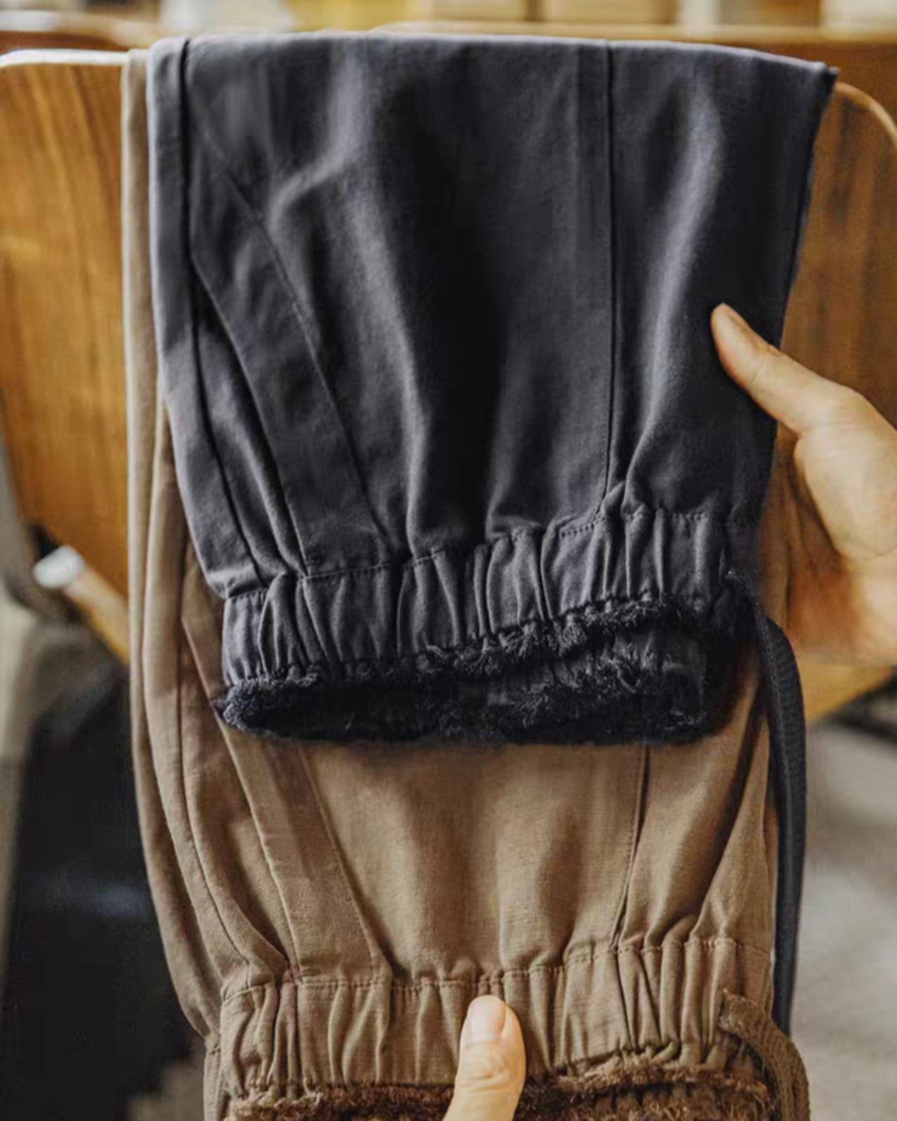 Vintage Style Drawstring Casual Pants  K0266