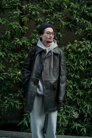 フランス軍　ファイヤーマンのレザージャケット