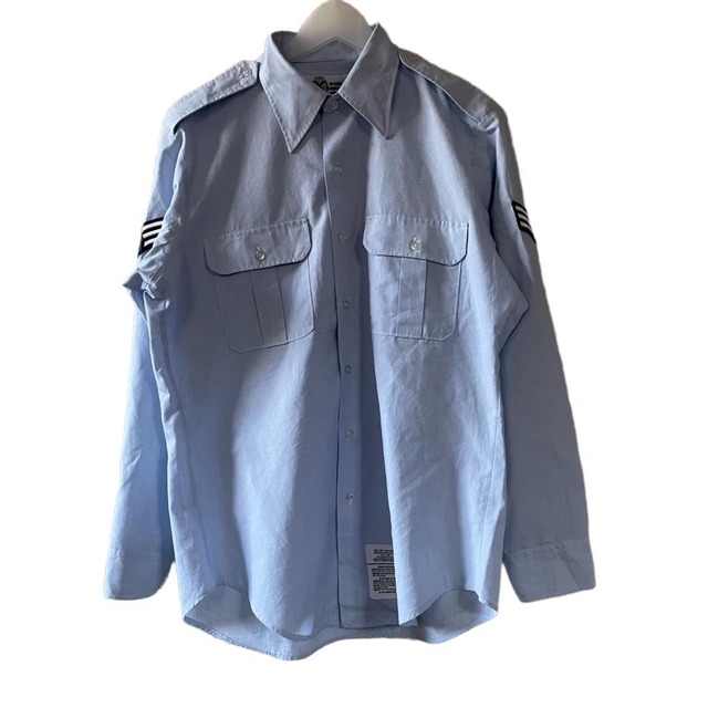 古着　U.S NAVY 長袖シャツ　16-34