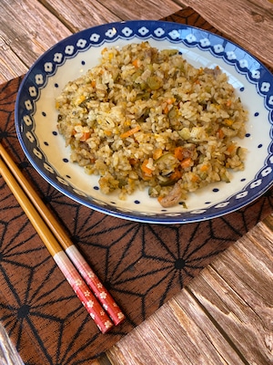 納豆焼き飯